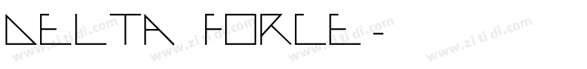 Delta Force字体转换